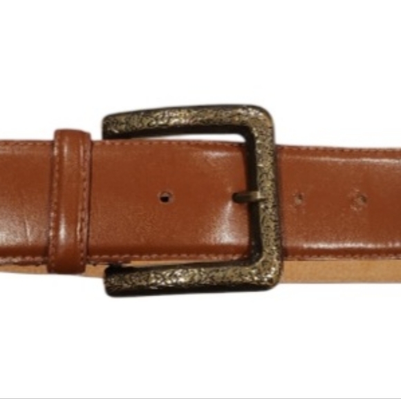 Liz Claiborne Bonded Leather Tan Belt - Picture 5 of 5